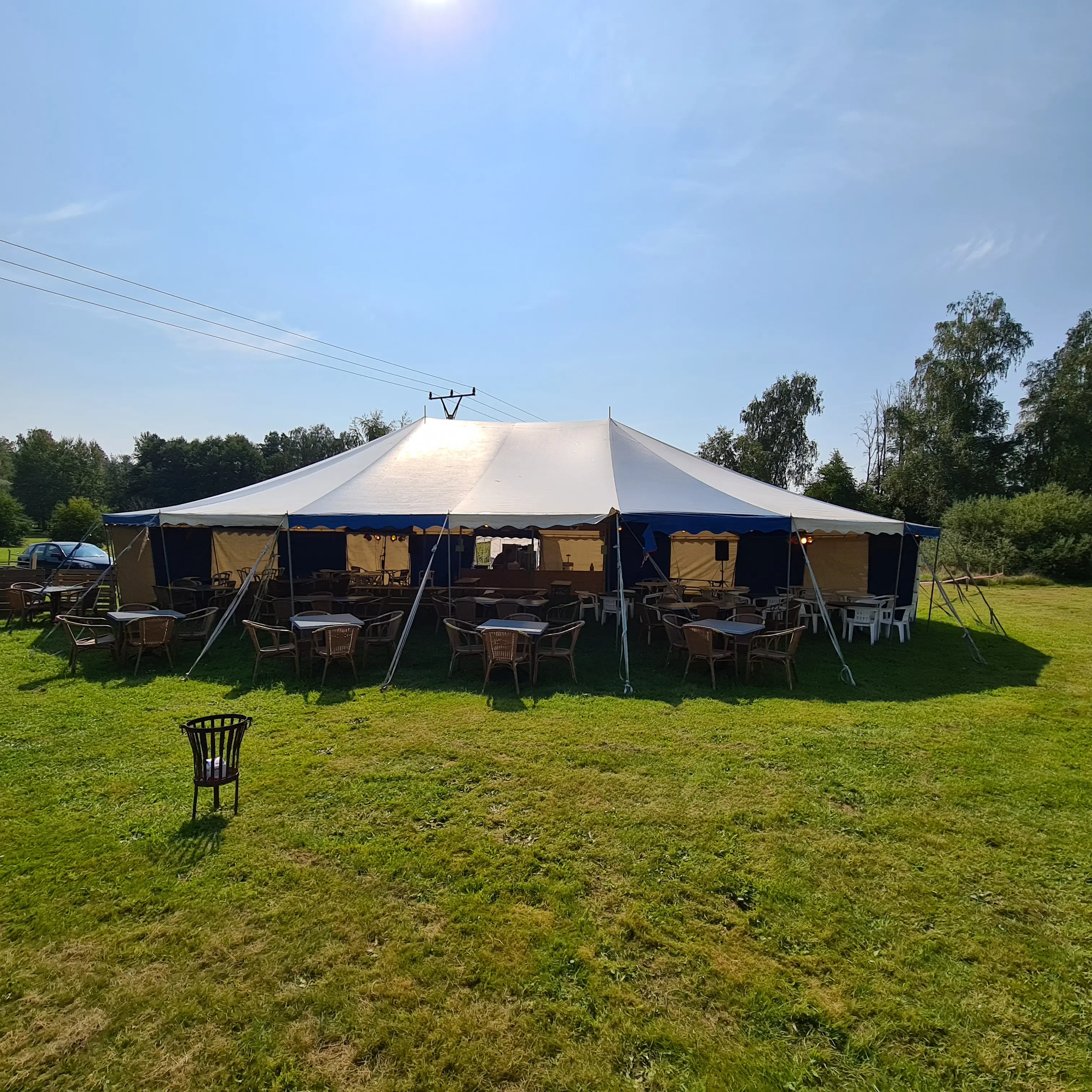 Camping met zwembad, chalets en bijgebouwen, Vysocina Tsjechie.