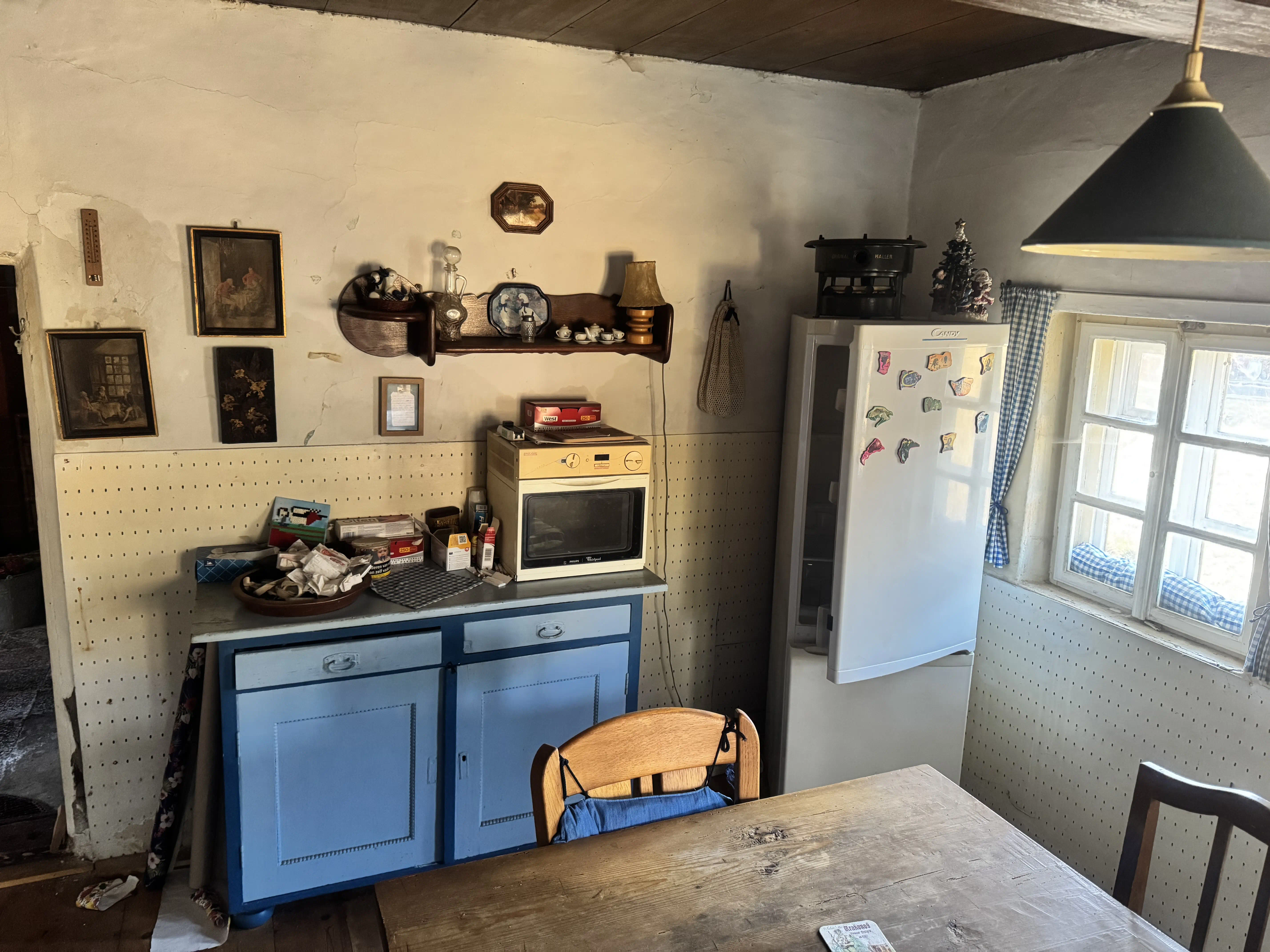 Keuken van landhuis, Tsjechisch Canada, Tsjechie.