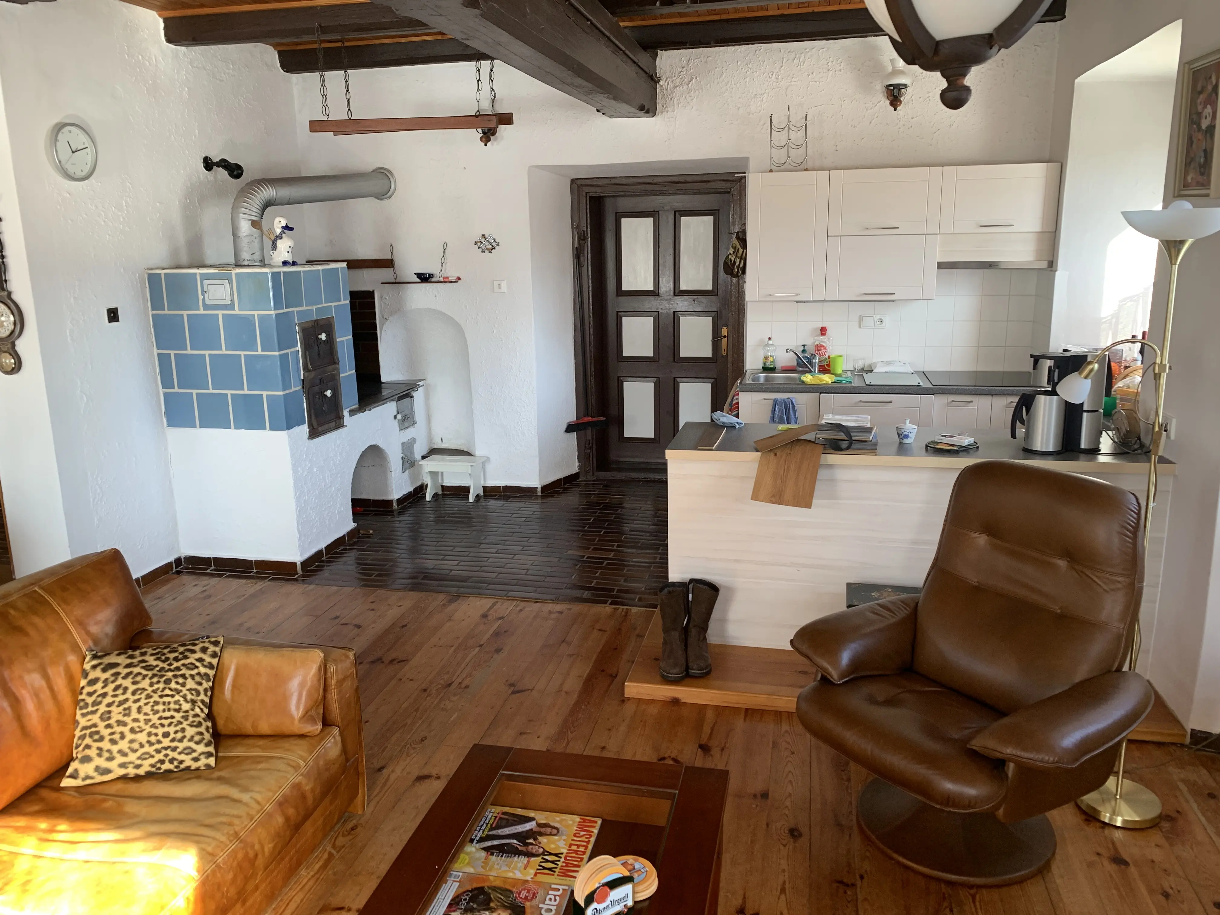 Keuken van woonboerderij Viznov - Broumov