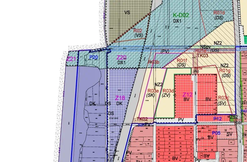bestemmingsplan - Horni Mostenice